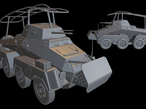 sdkfz 232 tanks 3D Print Model