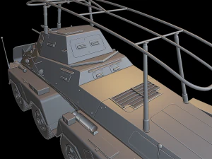 sdkfz 232 tanks 3D Print Model