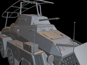 sdkfz 232 tanks 3D Print Model