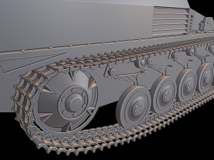 sdkfz 124 wespe tanks 3D प्रिंट मॉडल