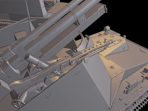 sdkfz 124 wespe tanks 3D Print Model