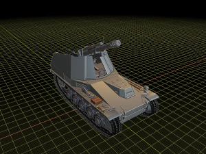 sdkfz 124 wespe tanks 3D Print Model