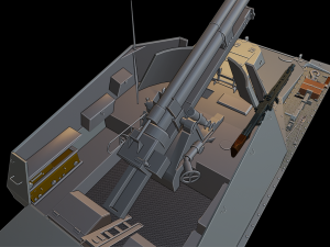 sdkfz 124 wespe tanks 3D प्रिंट मॉडल