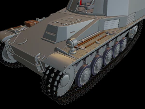 sdkfz 124 wespe tanks 3D Print Model