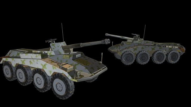 sd kfz puma tanks 3D Print Model .c4d .max .obj .3ds .fbx .stl .blend 
