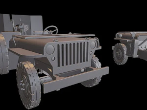 jeep 6x6 tanks 3D Print Model