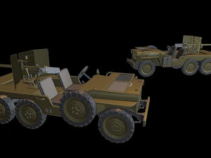 jeep 6x6 tanks 3D Print Model