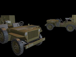 jeep 6x6 tanks 3D Print Model