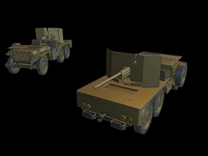 jeep 6x6 tanks 3D Print Model