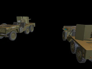 jeep 6x6 tanks 3D Print Model
