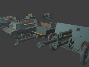 komplet t20plus zis3 wozek tanks Modelo de impresión 3D