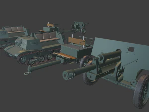 komplet t20plus zis3 wozek tanks 3D Print Model