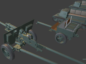 komplet t20plus zis3 wozek tanks 3D Print Model