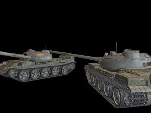 t-62 tanks 3D Print Model