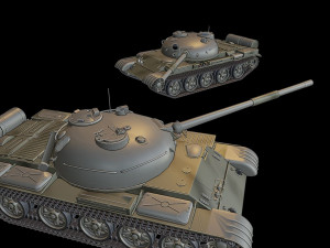 t-62 tanks 3Dプリントモデル