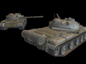 t-62 tanks 3D Print Model