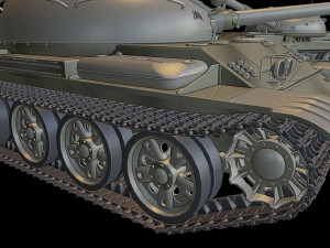 t-62 tanks 3Dプリントモデル
