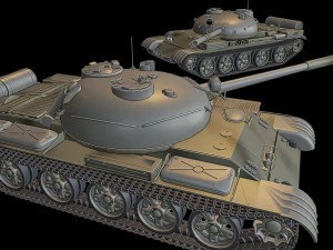 t-62 tanks 3D Print Model