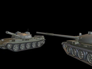 t-62 tanks 3D Print Model