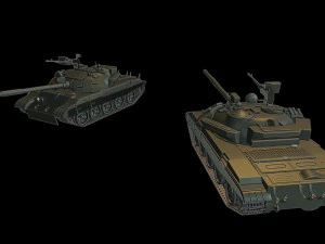t-62m tanks 3D Print Model