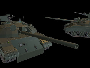 t-62m tanks Modelo de Impressão 3D