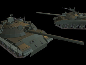 t-62m tanks Modelo de Impressão 3D