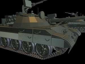 t-62m tanks Modelo de Impressão 3D