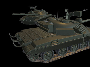 t-62m tanks Modelo de Impressão 3D