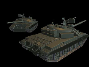 t-62m tanks 3D Print Model