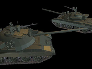 t-62m tanks 3D Print Model