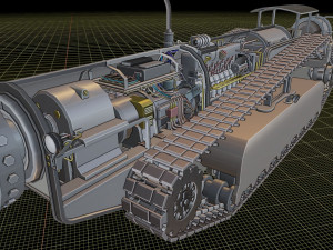 bur tanks Model do druku 3D