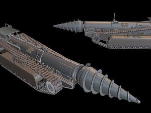 bur tanks Model do druku 3D