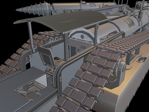 bur tanks Model do druku 3D