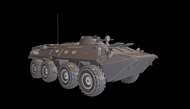 btr80 tanks 3D 프린트 모델 .c4d .max .obj .3ds .fbx .stl .blend 