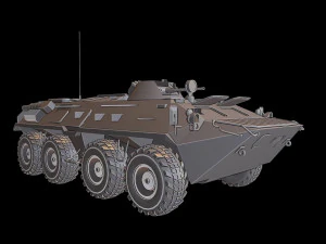 tank btr80 Model Cetak 3D