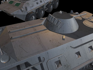 btr80 tanks 3D 프린트 모델