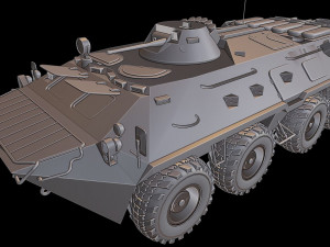 btr80 tanks 3D 프린트 모델