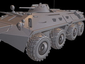 btr80 tanks 3D 프린트 모델