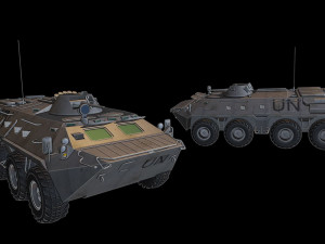 btr80 tanks 3D 프린트 모델