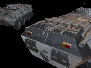 btr80 tanks 3D 프린트 모델