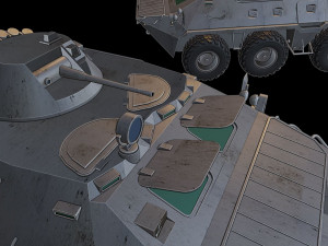btr80 tanks 3D 프린트 모델