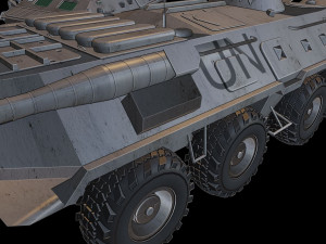 btr80 tanks 3D 프린트 모델