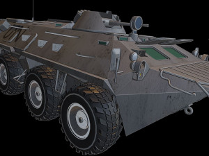 btr80 tanks 3D 프린트 모델