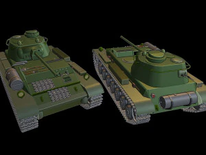 tank a-44 Model Cetak 3D