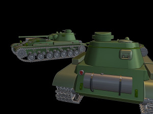 a-44 tanks 3D Druckmodell