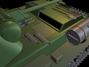 a-44 tanks 3D Druckmodell