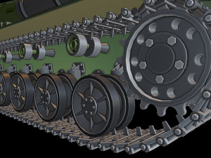 a-44 tanks 3D Druckmodell