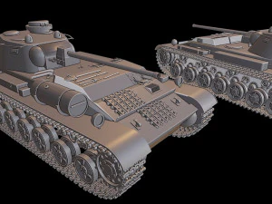 a-44 tanks 3D Print Model