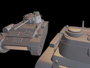 a-44 tanks 3D Print Model