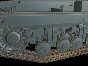 conqueror tanks 3D Baskı Modeli